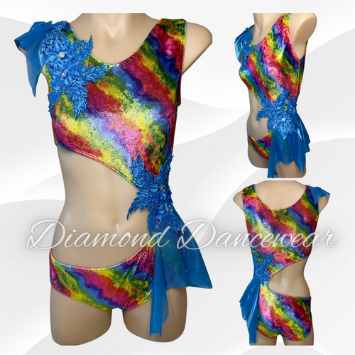 Girls Size 12 - Rainbow Lyrical Dance Costume - In Stock