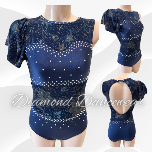 Adults Size 8 - Navy Blue Contemporary or Lyrical Costume - In Stock