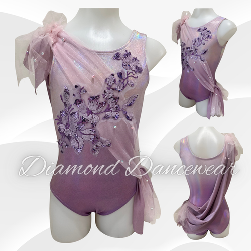 Girls Size 8 - SC - Lilac Ombre Lyrical Dance Costume - In Stock