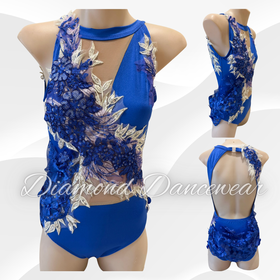 Girls Size 12 - Blue Lyrical Dance Costume  - In Stock
