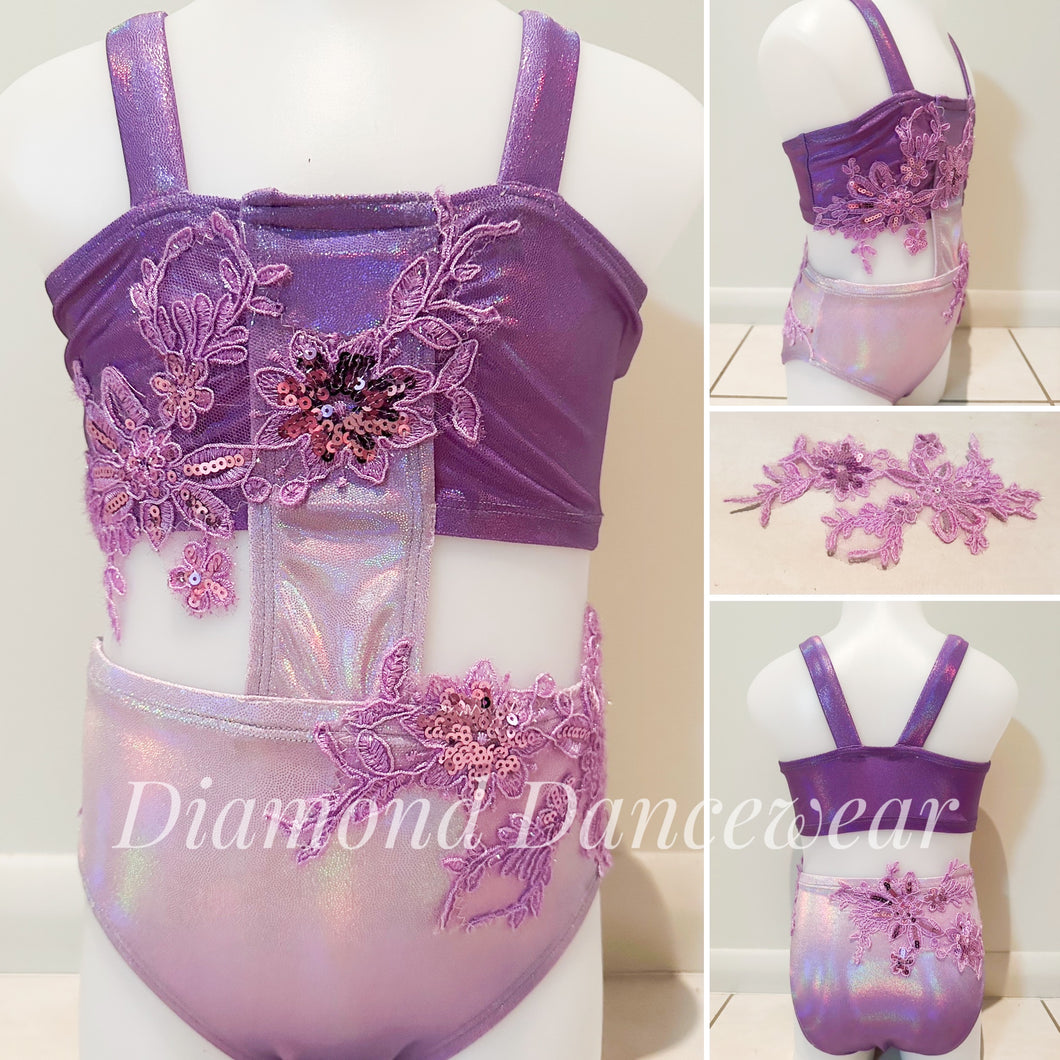 Girls size 6 -  Lilac Ombre Lyrical or Jazz Costume - In Stock