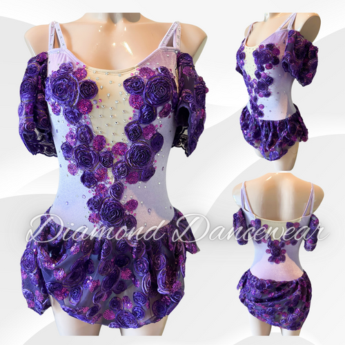 Adult Size 8 - Lovely Lilac and Purple Lyrical Dance Costume - In Stock