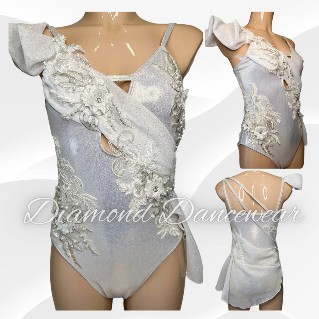 Adults Size 8 - 10 - Stunning White Lyrical Costume - In Stock