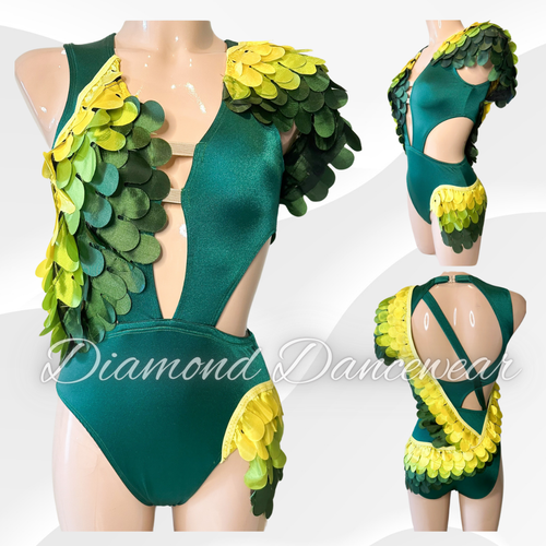 Adult Size 8 - Green Contemporary or Jazz Costume - In Stock