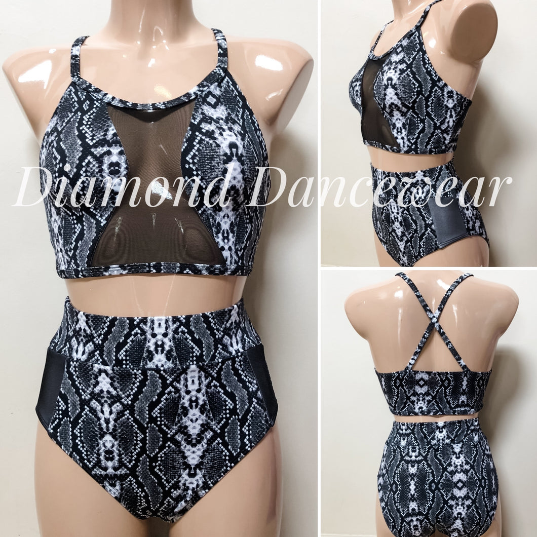 Adult Size 8 -  Animal Print Contemporary Two Piece - In Stock