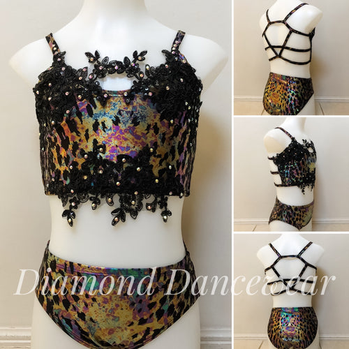 Girls Size 10 - Animal Print Crop and Briefs - In Stock