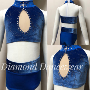 Girls size 4- Two Piece Dance Costume - In Stock