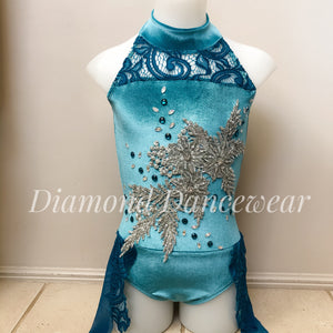 Girls Size 8 - Stunning Velvet and Lace Dance Costume - In Stock