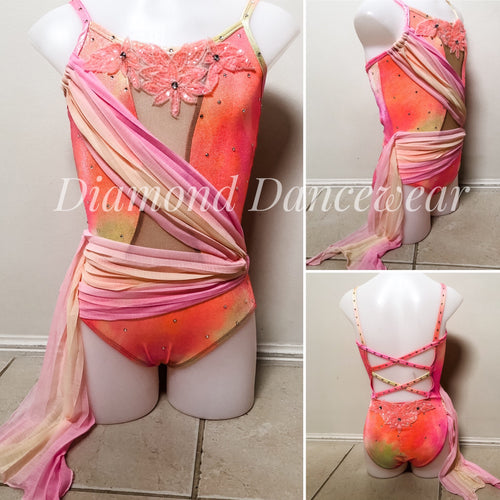 Girls Size 8 - Stunning Lyrical Solo Costume - In Stock