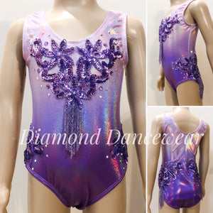 Girls size 6 -  Lilac Ombre Jazz Costume - In Stock